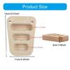 Wood Rock Climbing Fingerboard Multifunction Finger Strengthener Training Board for Home Gym or Outdoor Use