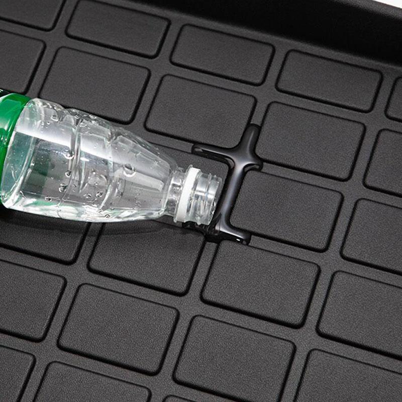 Für Tesla Model 3 2017-2024 TPE-Kofferraum- und Frontbox-wasserdichte Schutzmatte Cargo Liner Kofferraumwanne Bodenpolster