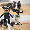 1Pc/2Pcs Unbreakable Bear Dog Toy Indestructible Stuffed Bear Dog Chew Toy for Aggressive Chewers Interactive