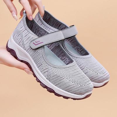 Casual Lopen Schoenen voor Dames Lente Nieuw Comfortabele Ring Look Oude Beijing Middelbare Leeftijd en Ouderen Moeder Dames Sneakers
