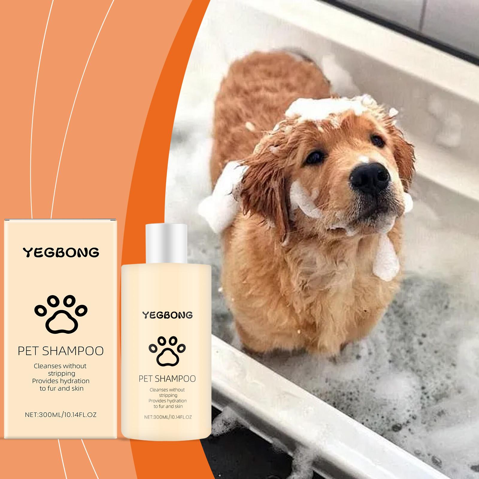 

Yegbong Pet Shampoo Gentle Cleansing Shampoo for Cats and Dogs