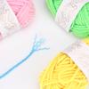 Mini Set-Small Size Multicolor Yarn Threads -Crocheting & Knitting Yarns, DIY Weaving Crochet Art Handicraft Yarns Material Set