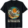No Shoes No Clothes No Problem Halloween Skeleton Vacation Cotton Men T Shirt