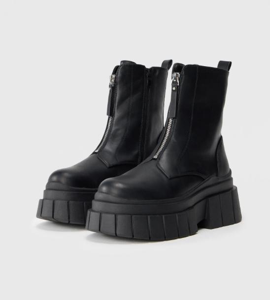 Stivali Neri Chunky Con Zip Classici Even&Odd 39 T_A