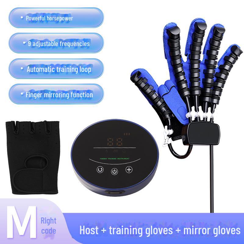 Intelligent Rehabilitation Glove Trainer for Elderly Stroke Patients, Finger Exercise Equipment