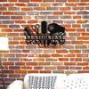 Metal Wall Art Hairdresser Sign, Modern Salon Decor for Stylist, Personalized Metal Sculpture, Gift for Hair Professional