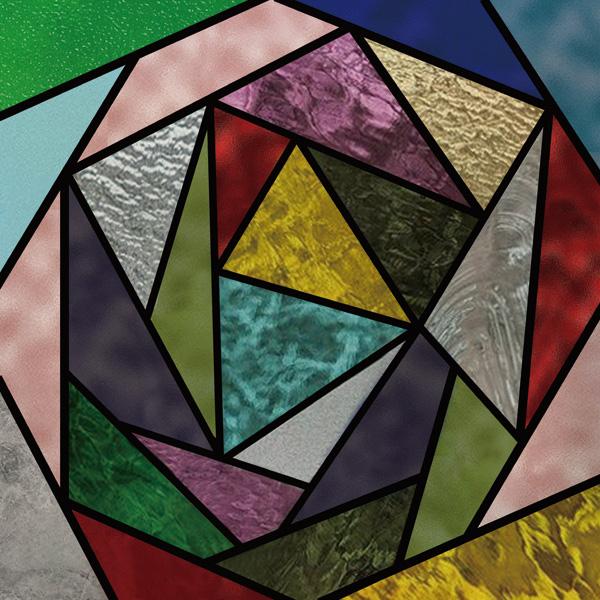 

Window Film Frosted Stained Glass Films,Customized Art Design Mosaic Static Cling Sticker,Home Decor Foil Window Treatment (as the picture,30X30cm)