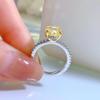 Longlongjin 2024 S925 Silver Oval Radiant Diamond Ring for Women