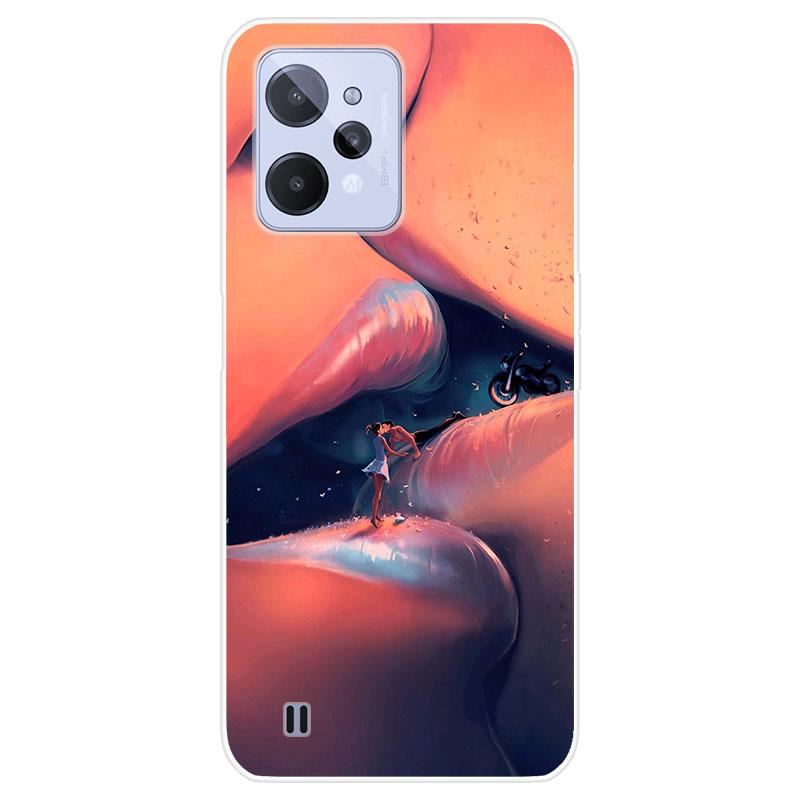 Per Realme C31 C 31 RealmeC31 Custodia morbida in silicone Cover posteriore Custodia per cellulare alla moda