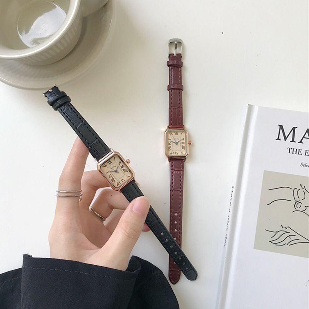 Portable Women's Wrist Watch Elegant Ladies Business Watches Trendy Vintage Female Clock  Women