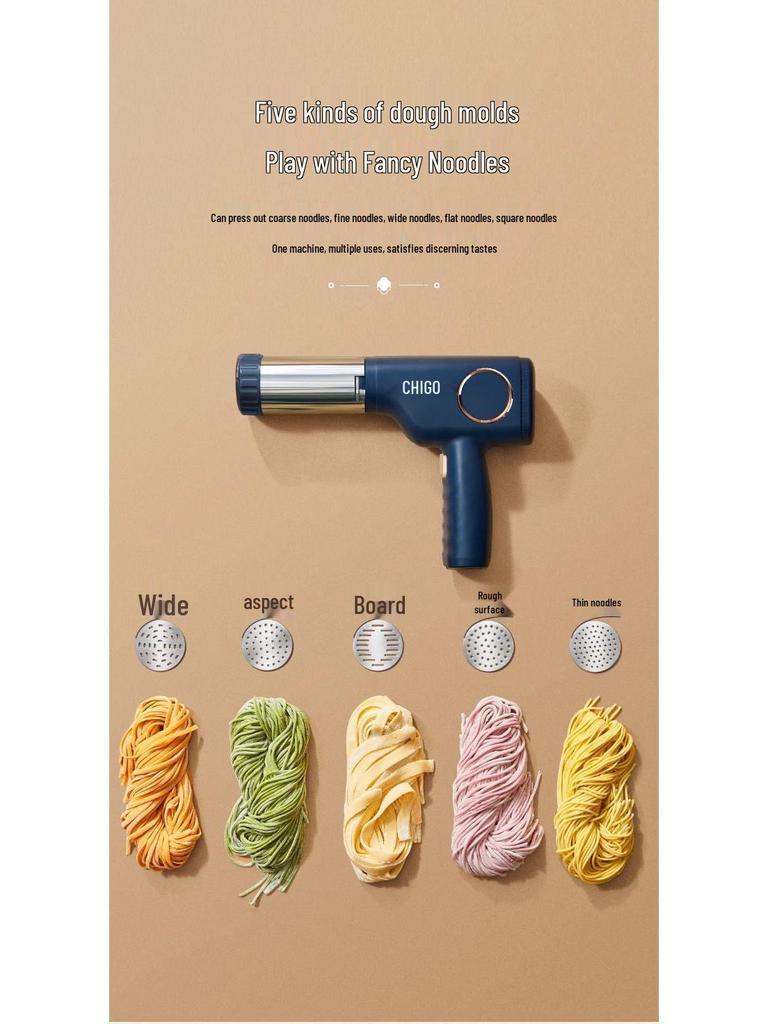 Fully Automatic Wireless Electric Dough & Noodle Press Machine for Home & Commercial Use