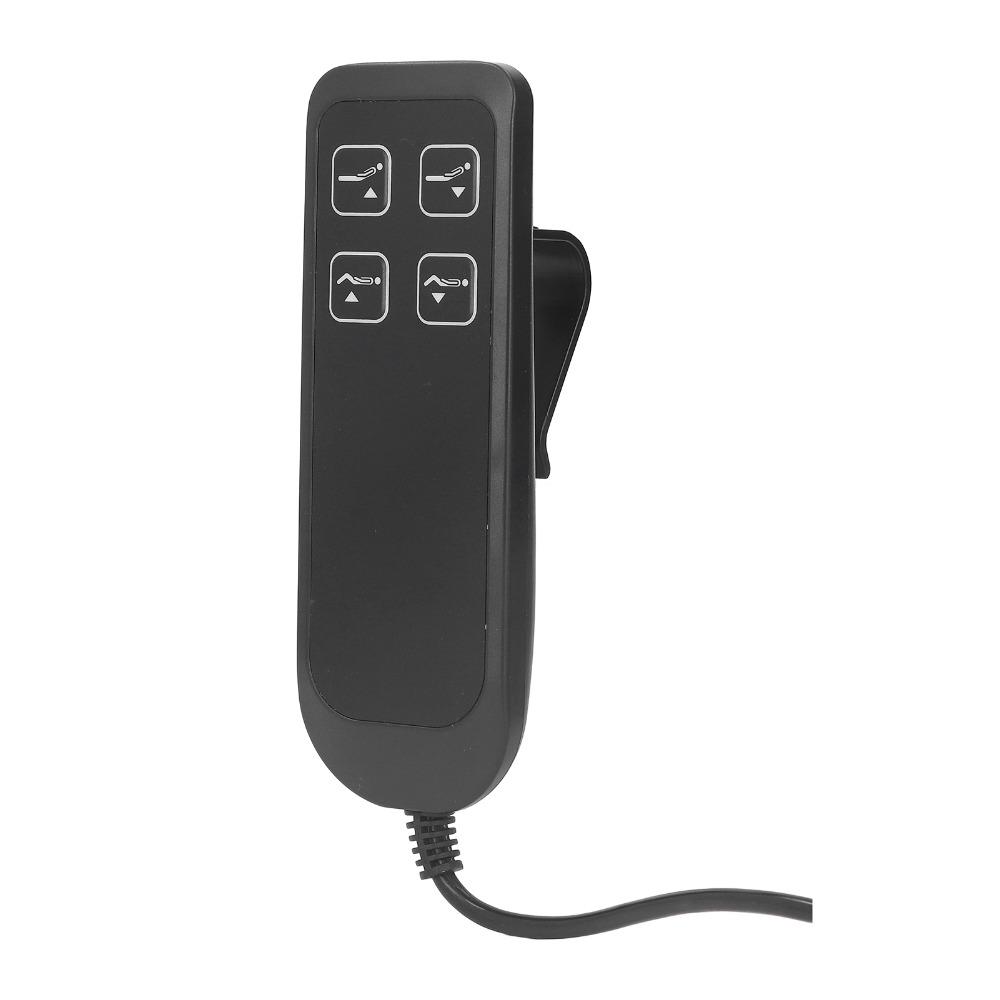 4 Button Electric Power Recliner Switch 5 Pin Plug Black Color Recliner Hand Remote Control Electric Sofa Controller Home Use