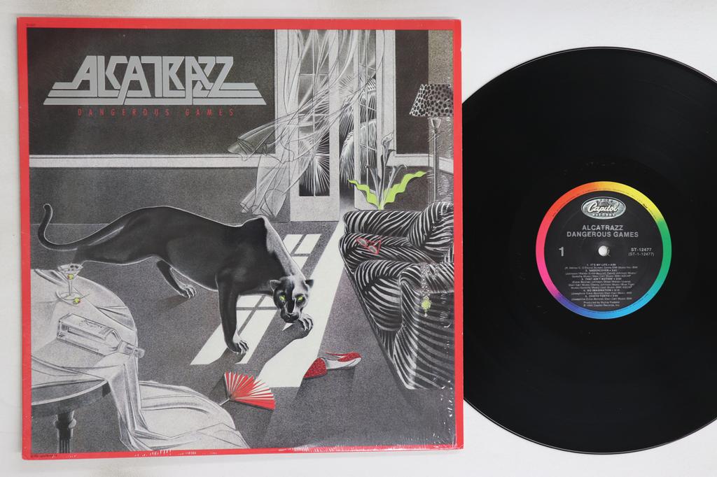 LP Record ALCATRAZZ - Dangerous Games ST12477 CAPITOL 1986 US Metal Used