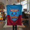 Benutzerdefinierte West Ham United Flanelldecke, Hohe Qualität, Bequem für alle Jahreszeiten, Heimdekoration, Wärme und Komfort