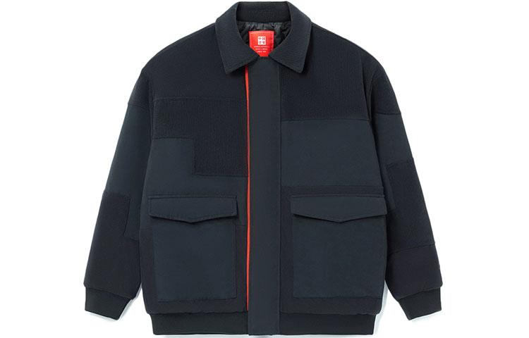 Li Ning Puffer Jackets Men s Black Lapel Moderate Other AJDR403-2 M