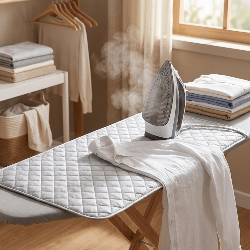 Heat Resistant Laundry Pad Foldable Ironing Blanket Washer Dryer Ironing Mat Table Top