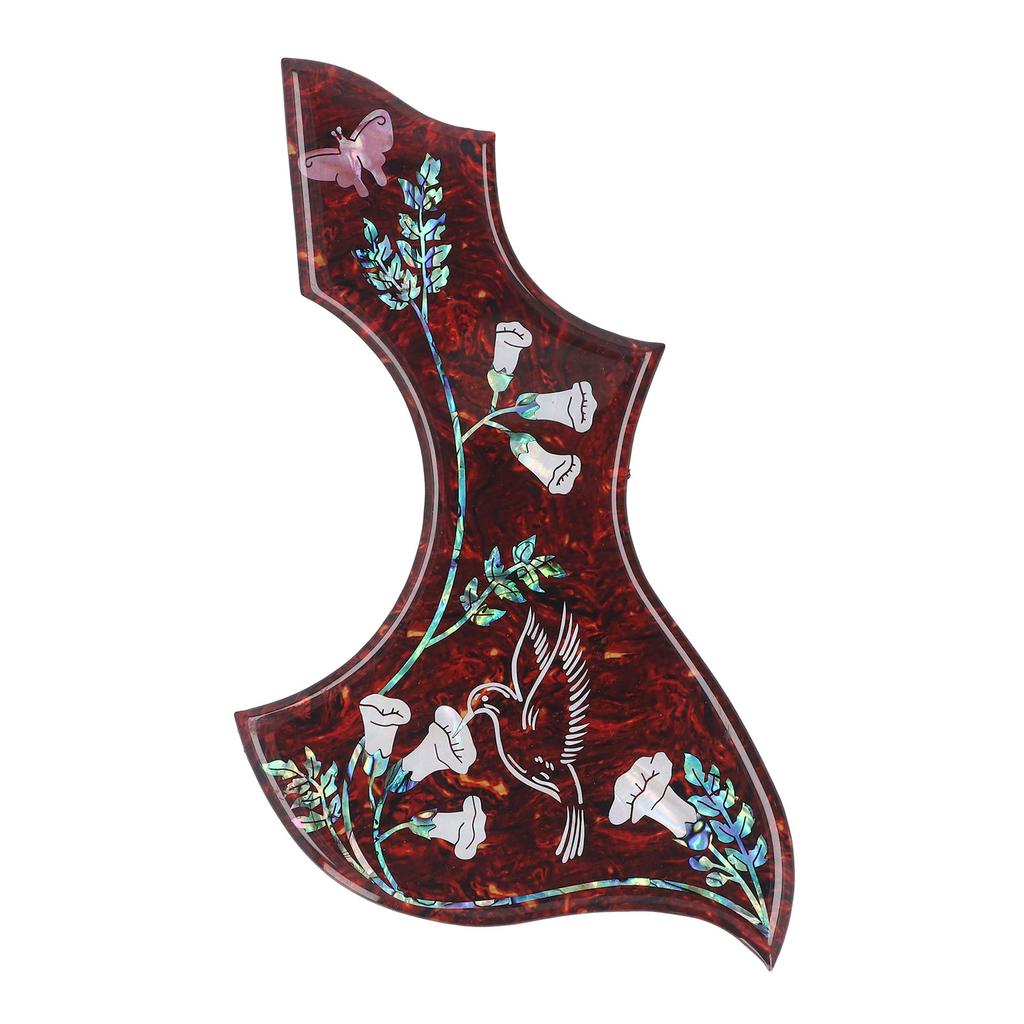 Hummingbird Pickguard Akustisk gitar erstatning Selvklebende rygg Ripesikker 2 mm tykk