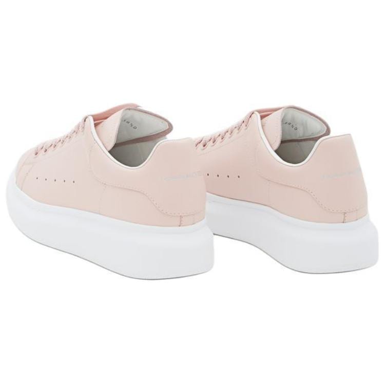 Alexander Mcqueen Oversized Larry Leather Sneakers 'Pink White' Women's 718139WHGP56856