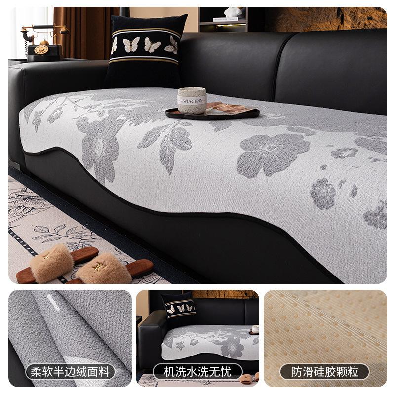 Plush Special-Shaped Sofa Cushion Non-Slip Nordic Irregular Sofa Seat Cushion High-Grade Warm Seat Cushion Cover Cloth 9070cm 1889₽