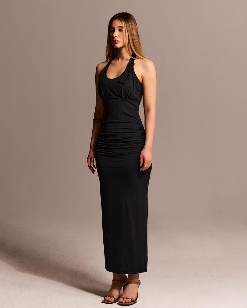 Kulsiseu Cs Halter Sleek Dress-008
