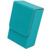 Portable Tarot Card Storage Case, Tarot Storage Box, PU Leather Tarot Card Holder for Card Protection and Travel (Blue Green)