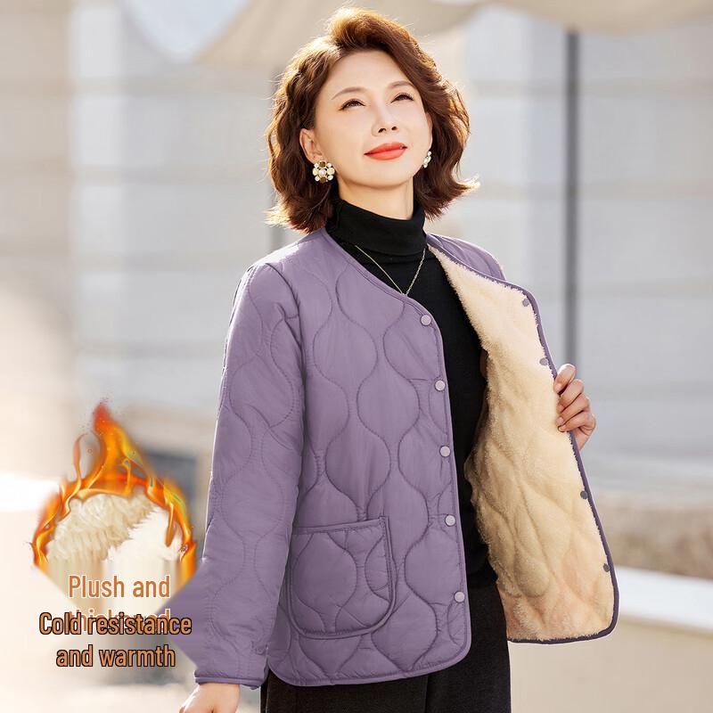 

Прошлогоднее женское зимнее хлопковое пальто на плюшевой подкладке 4XL