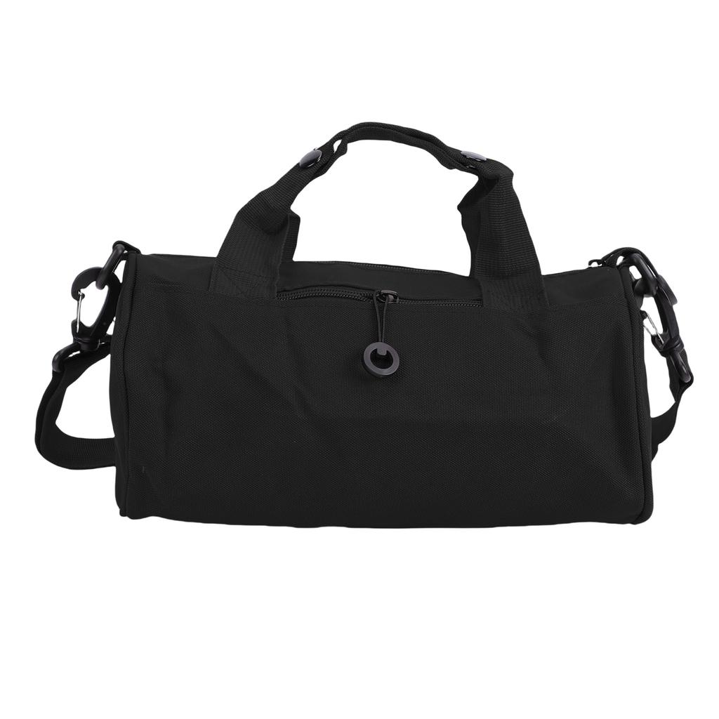 Small Gym Bag Stylish Water Proof Oxford Cloth Overnight Travel Bag for Outdoor Activity Business Trip Black