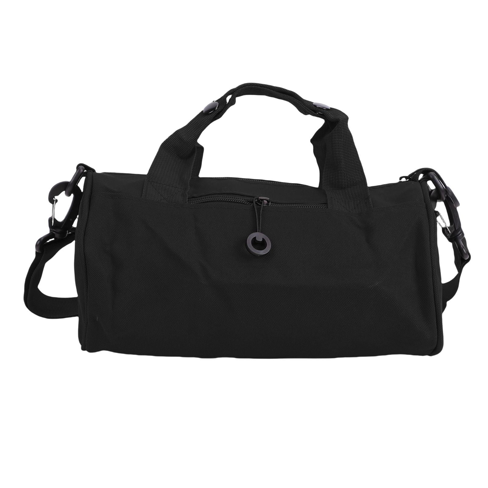 Tomtop Jms Black Small Gym Bag Stylish Water Proof Oxford Cloth Overnight Travel Bag For Outdoor Activity Business Trip
