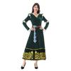 Halloween Costume Medieval Renaissance Court Style Legend of Bravery Melinda Princess Dress Performance Costume
