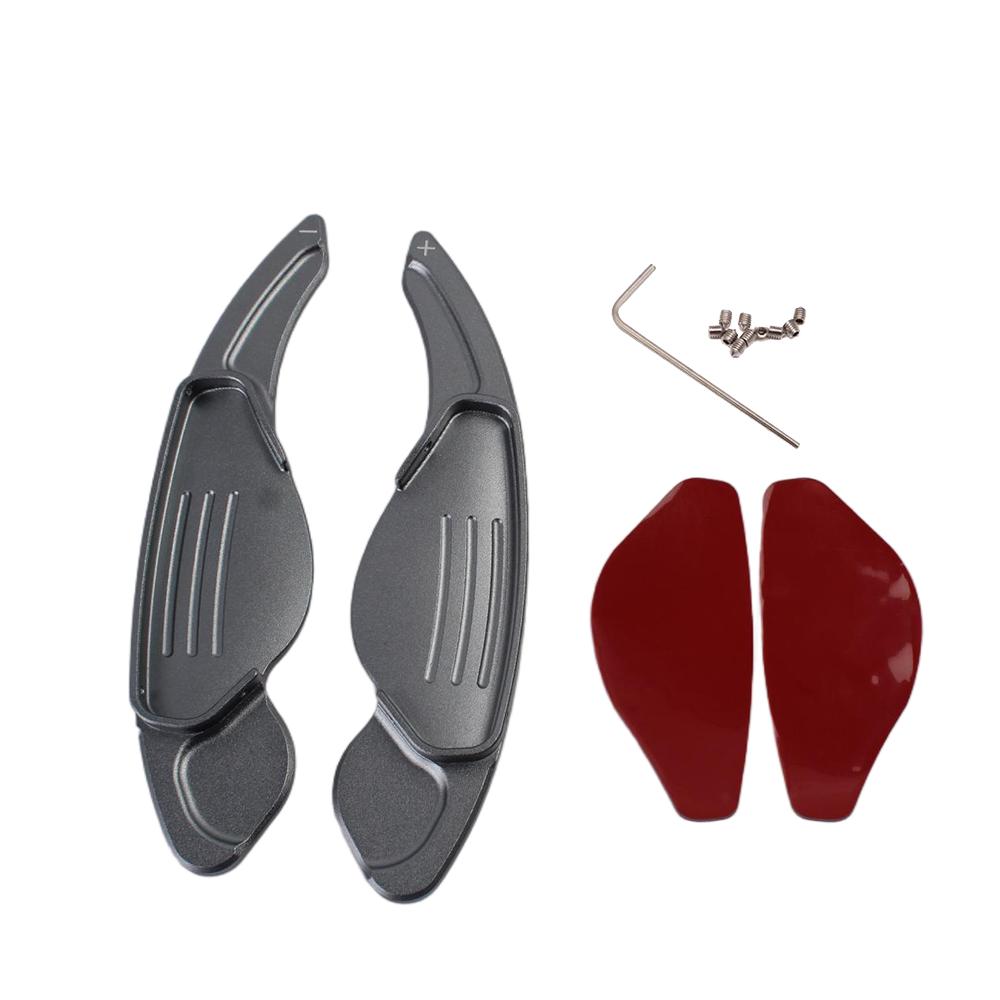 Aluminum Steering Wheel Paddle Shifter Extension Cover Trim Shift for Jaguar F-Pace E-Pace XE XF XJ for Land Rover Evoque