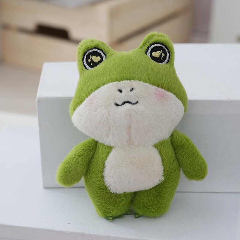 Adorable Plush Frog Toy With Big Eyes And Cute Clothing For Kids And Girls