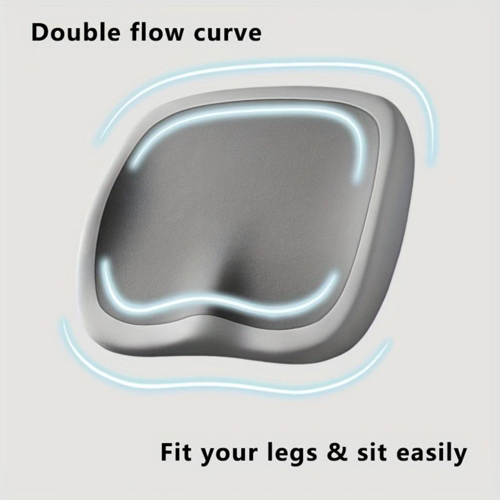 Single Piece Memory Foam Cushion for Office Chairs,Ergonomic Designed for Maximum Comfort During Extended Sitting Periods