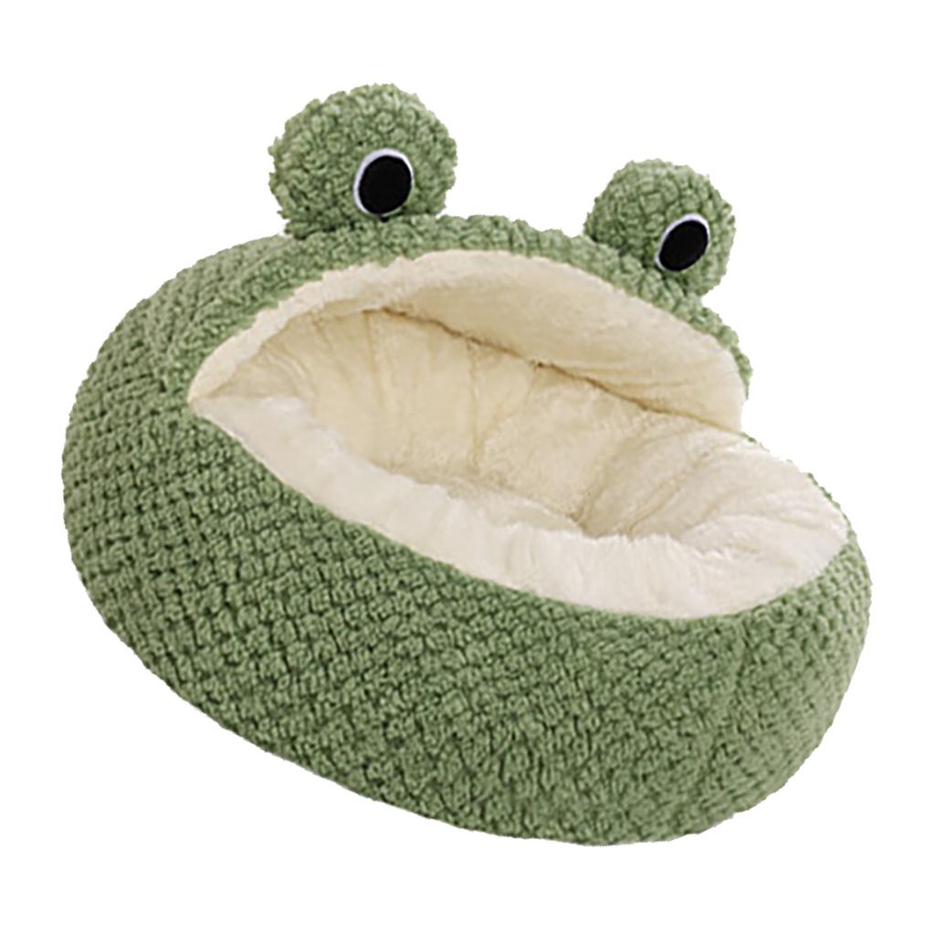 Green Cat Bed Washable Non Slip Waterproofing Bottom Comfortable Cute Dog Kitten Sping Bed for Home