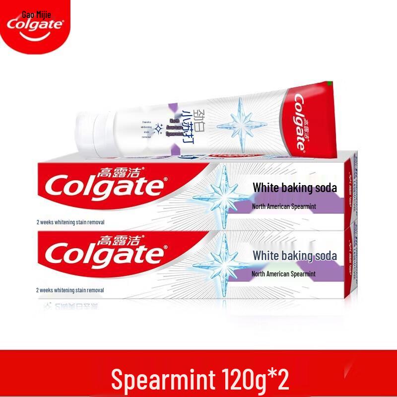 

Colgate Max White Baking Soda Spearmint Toothpaste (2x120g)