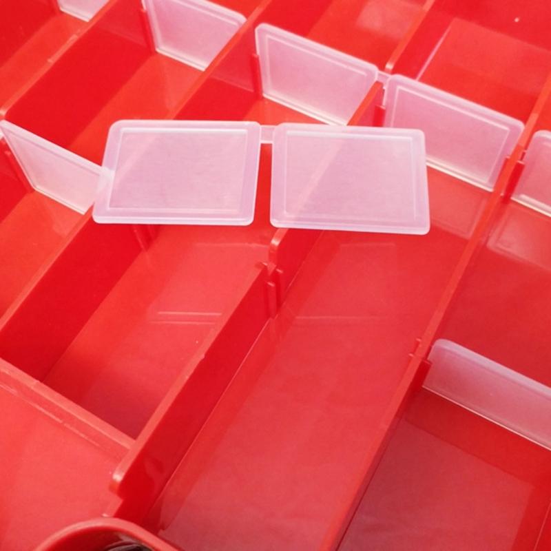 Fishing Lures Case Double Sided Fishing Baits Box with Removable Dividers