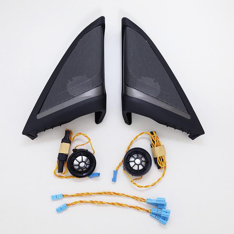 Car For BMW 5 Series G30 Front Door Tweeter Cover Audio Center Dashboard Speakers Midrang Loudspeaker Horn Upgrade