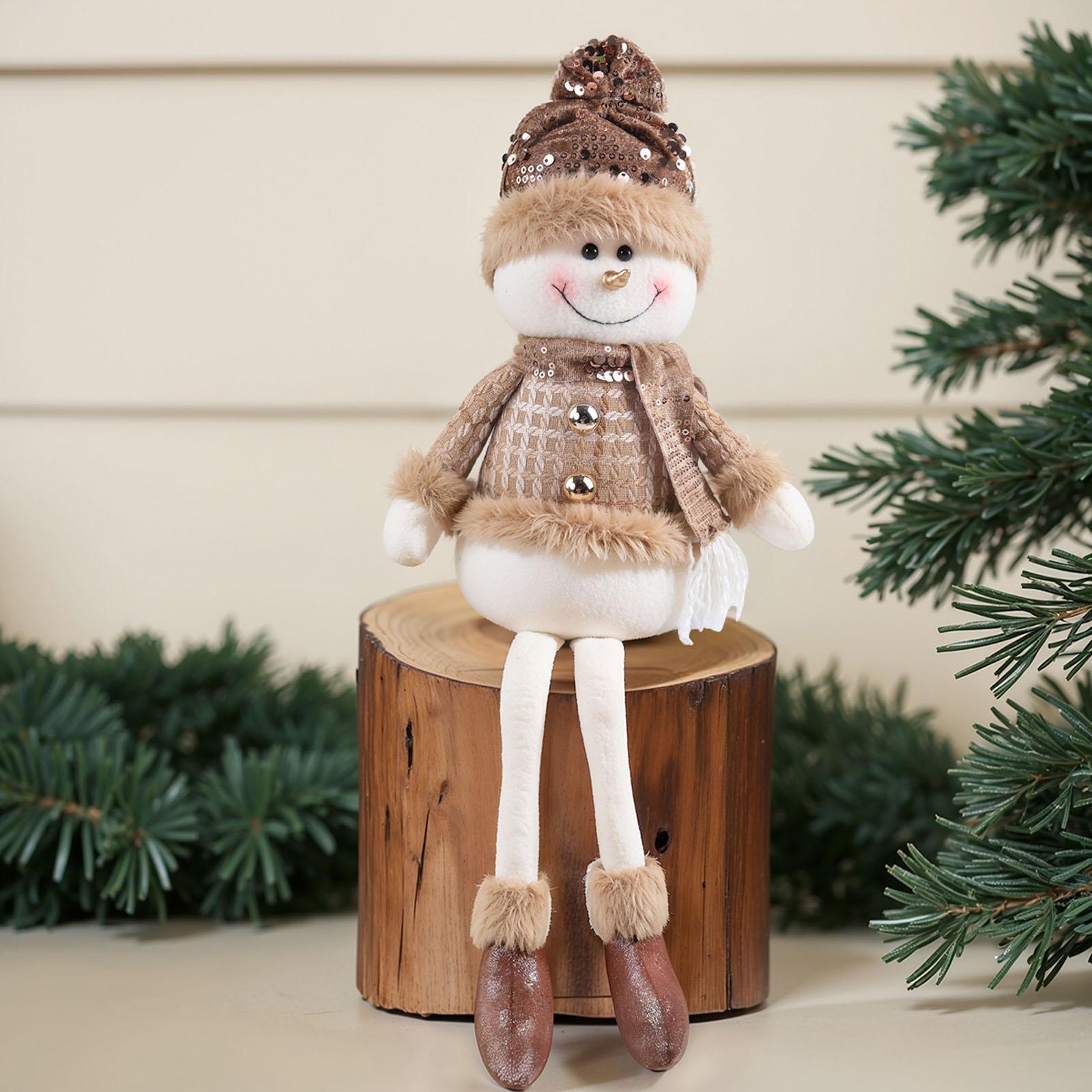 

Різдвяні Прикраси, Санта Клаус, Сніговик, креативні Прикраси, Сидячі Ляльки, Різдвяні Подарунки One Size