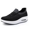 Net Fabric Low Help Breathable Solid Color Air Cushion Thick Soled Slip-on 2025 New Large Size Women's Shoes Zapatos De Mujer