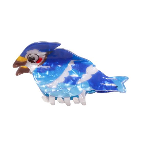 Colorful Bird Hair Clip Claw Non Slip Strong Hold Parrot Sparrow Hummingbird G