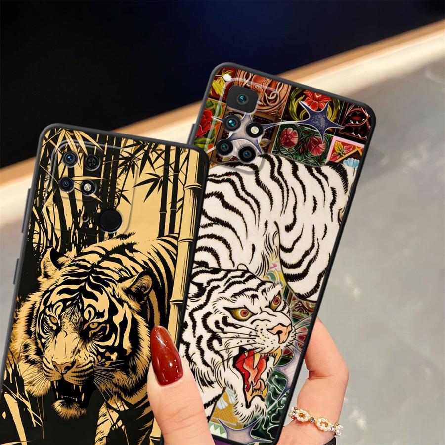 Cool Tiger Leopard Case for Xiaomi Redmi A4 A1 A2 Plus 14C K40 K80 Pro 9 10 A3 13C 12C A5 Funda Phone Cover