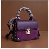 Women's Luxury Purple Crossbody Handbag - Elegant Commuter Style