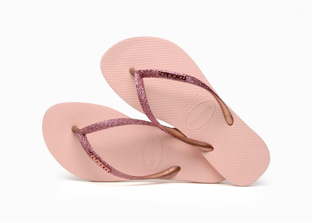 glitter flip flops
