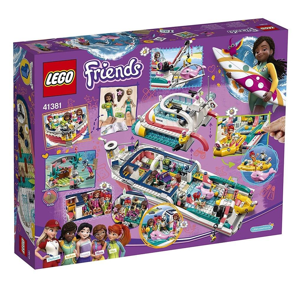 LEGO Friends Ocean Animal Rescue Cruiser 41381 Building Toy for Girls