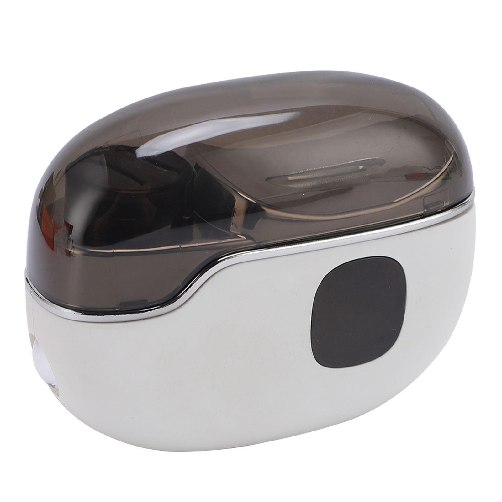 

Electric Nail Clipper with Nail Polish Curing Lamp USB Charging Adjustable Fingernail Trimmer белый