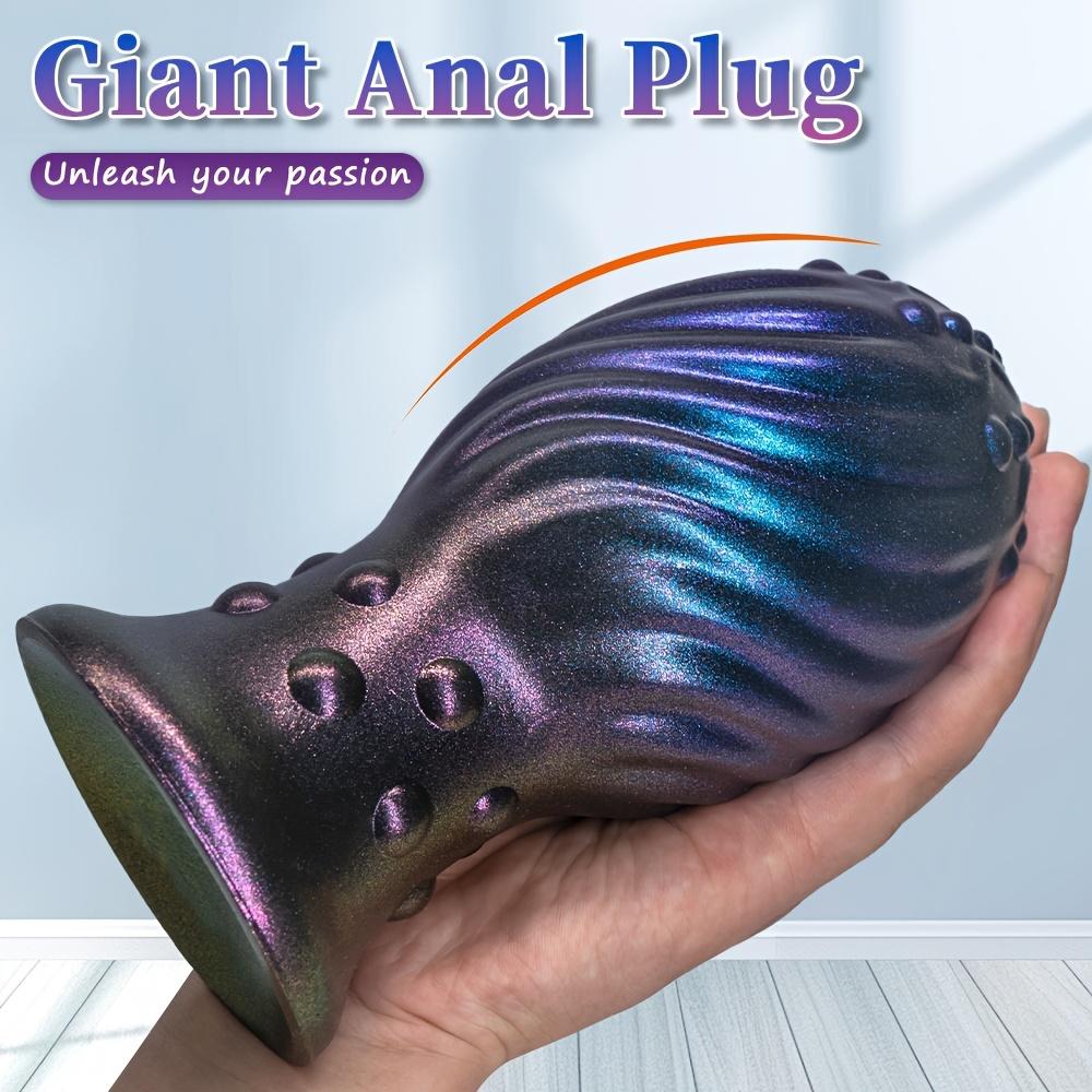 XXL Liquid Silicone Plug, Ultra Soft Skin Feel, Super Thick Flexible Design, Multiple Sizes, Premium Comfort Toy for Couples