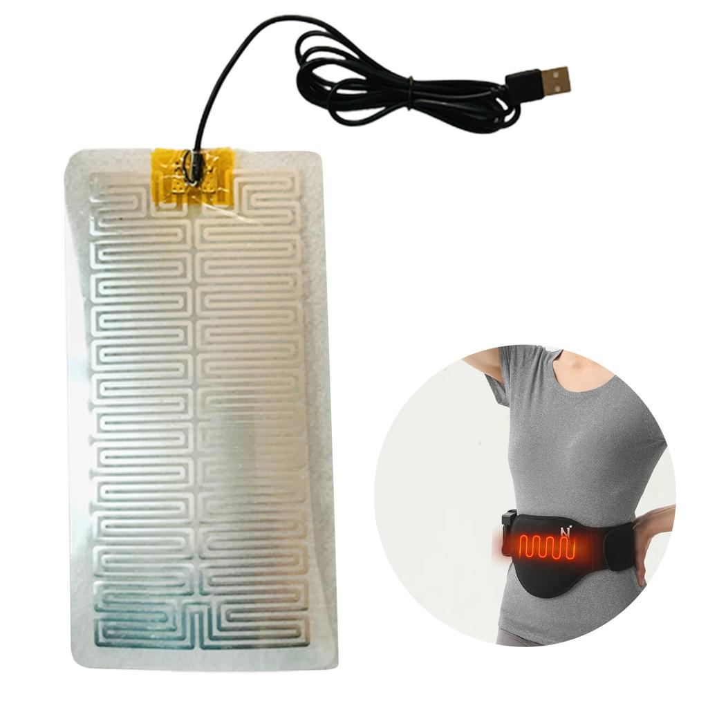 USB Heating Pad for Waist Belt Warmer Pad Stay Warm During Outdoor Activities USB Heater