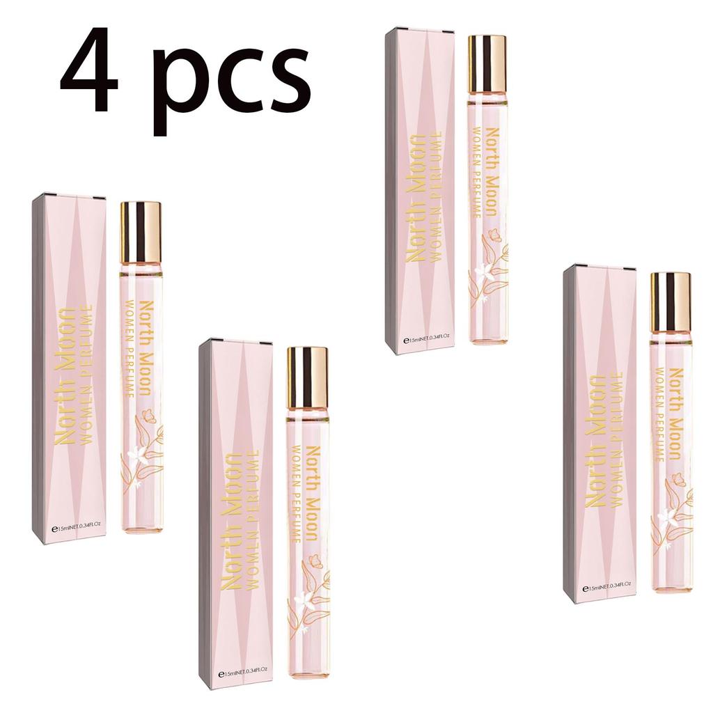 North Moon Women's Roll-On Perfume Feminine Charm Perfume Women's Long Lasting Fragrance Eau De Toilette Fresh and Elegant Ideal Valentine's Day Gift