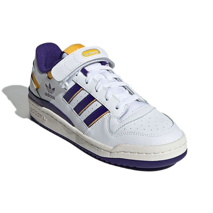 Adidas Originals Forum 84 Low Champions Women Sneakers White Purple Yellow GZ7180