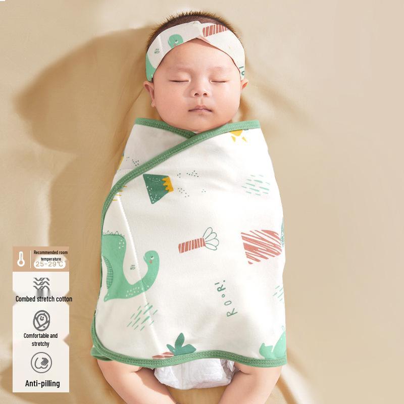 Sacco nanna swaddle anti-spavento per neonato - Coperta da notte per neonato per primavera/estate