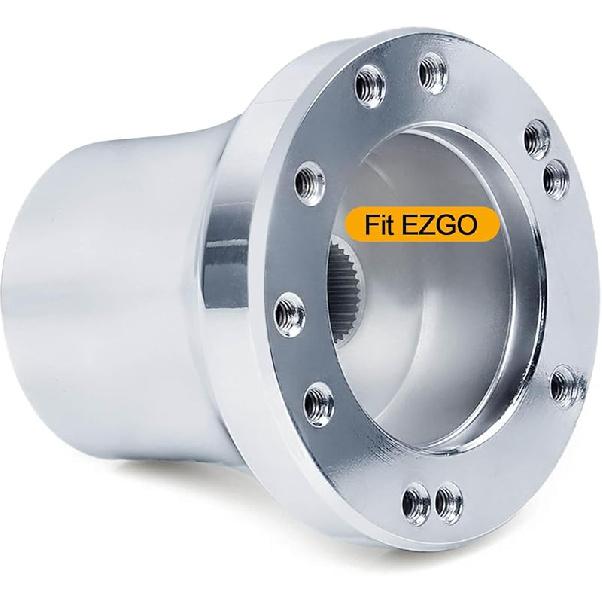 EZGO Steering Wheel Adapter Fit EZGO TXT/RXV/Marathon/Medalist/Valor Golf Cart with 5-6 Holes Golf Cart Steering Wheel серебряный